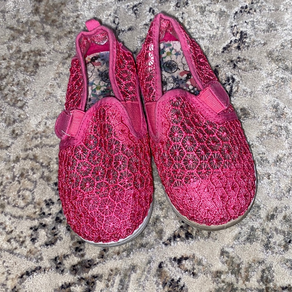 Pink shoes